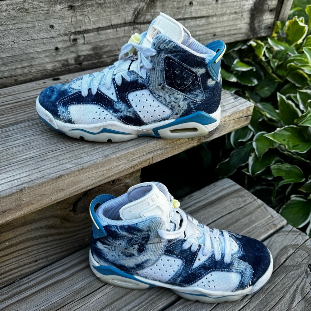 2021 NIKE AIR JORDAN VI 6 ACID WASH US 4Y Woman’s 5.5 DM9045-100